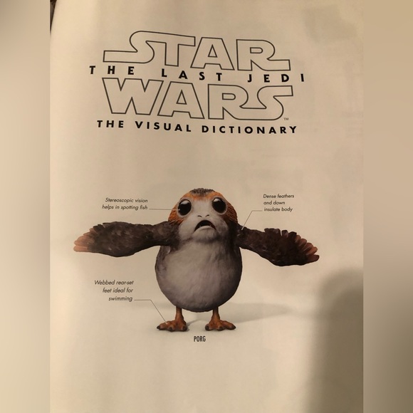 BOOK💜💜3/$15 SALE💜💜’STAR WARS -The Last Jedi’  A Visual Dictionary Hardcover Book - Picture 6 of 7